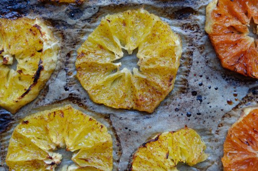 broiled citrus fruits