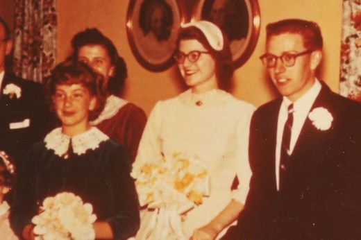 1950's wedding photo