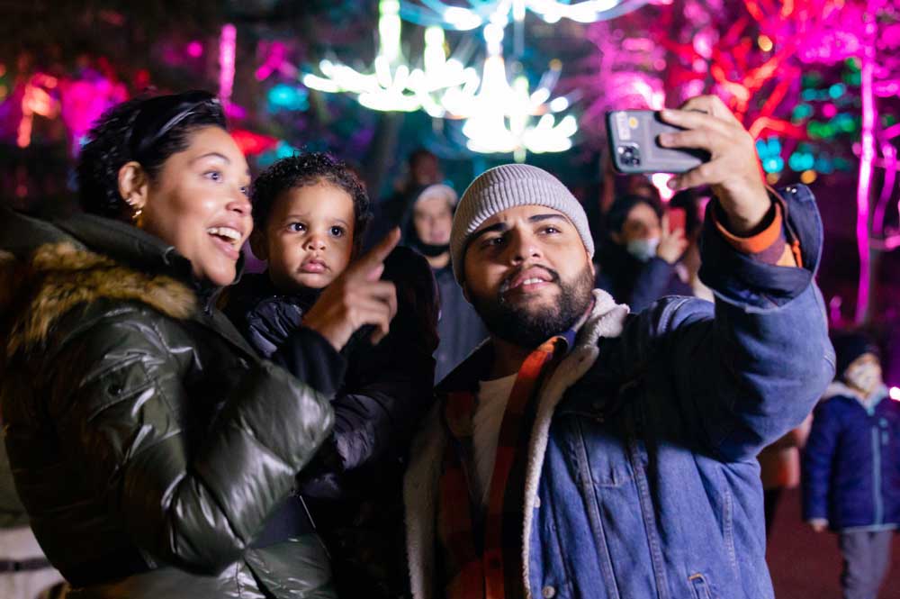 Lightscape - Brooklyn Botanic Garden